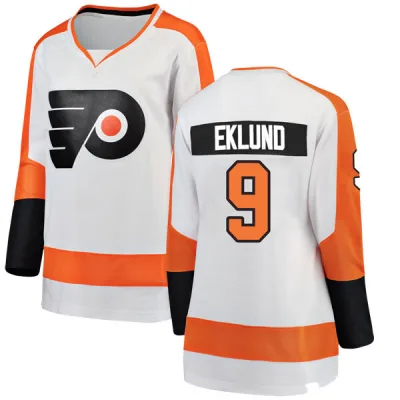 Women's Pelle Eklund Philadelphia Flyers Away Jersey - White Breakaway