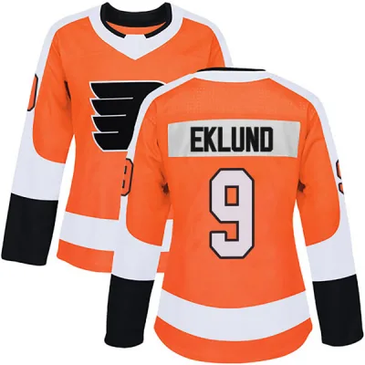 Women's Pelle Eklund Philadelphia Flyers Home Jersey - Orange Authentic