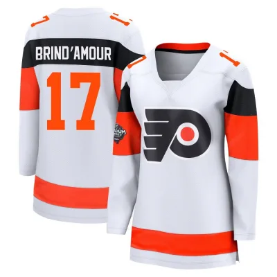 Women's Rod Brind'Amour Philadelphia Flyers 2024 Stadium Series Jersey - White Breakaway