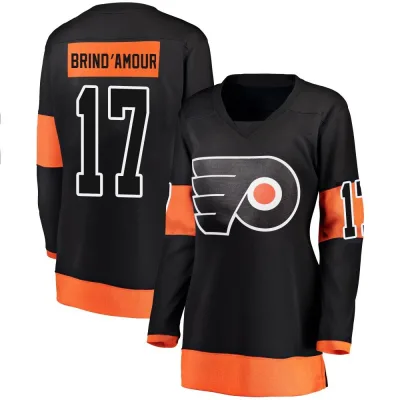 Women's Rod Brind'Amour Philadelphia Flyers Alternate Jersey - Black Breakaway