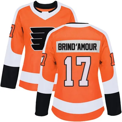 Women's Rod Brind'Amour Philadelphia Flyers Home Jersey - Orange Authentic