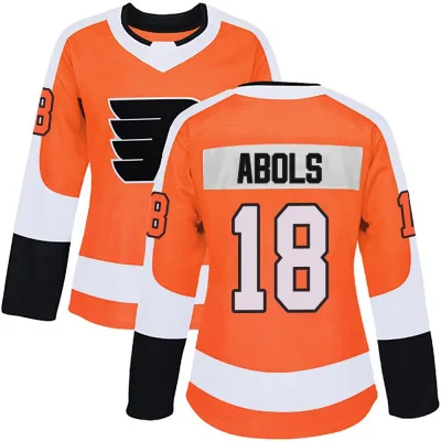 Women's Rodrigo Abols Philadelphia Flyers Home Jersey - Orange Authentic