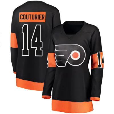 Women's Sean Couturier Philadelphia Flyers Alternate Jersey - Black Breakaway