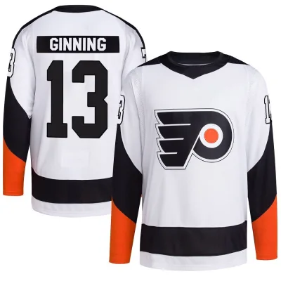 Youth Adam Ginning Philadelphia Flyers Reverse Retro 2.0 Jersey - White Authentic