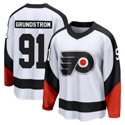 Youth Carl Grundstrom Philadelphia Flyers Special Edition 2.0 Jersey - White Breakaway