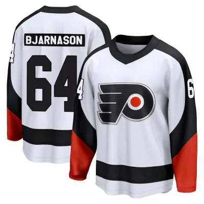 Youth Carson Bjarnason Philadelphia Flyers Special Edition 2.0 Jersey - White Breakaway