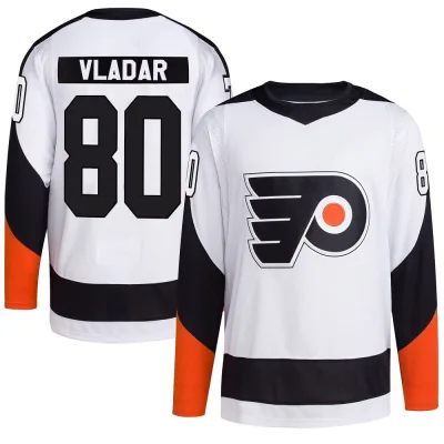 Youth Dan Vladar Philadelphia Flyers Reverse Retro 2.0 Jersey - White Authentic