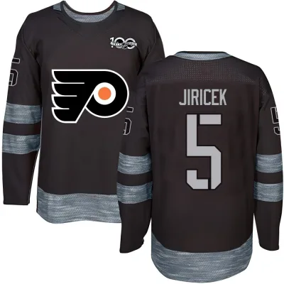 Youth David Jiricek Philadelphia Flyers 1917-2017 100th Anniversary Jersey - Black Authentic