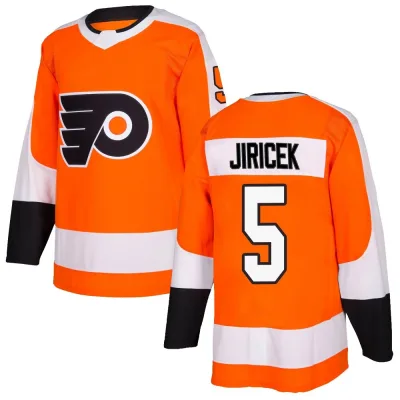 Youth David Jiricek Philadelphia Flyers Home Jersey - Orange Authentic