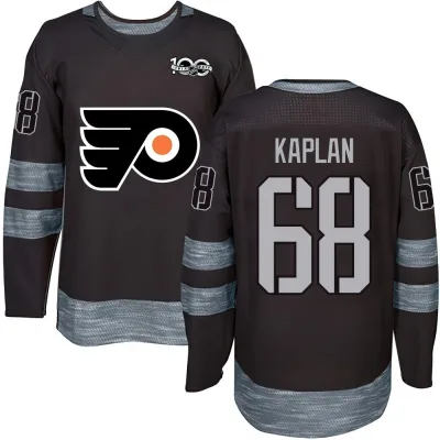 Youth Devin Kaplan Philadelphia Flyers 1917-2017 100th Anniversary Jersey - Black Authentic