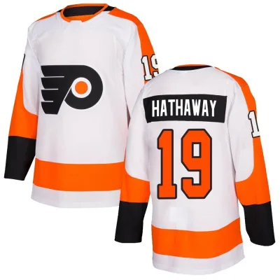 Youth Garnet Hathaway Philadelphia Flyers Jersey - White Authentic