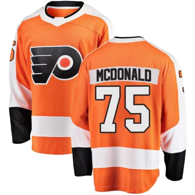 Youth Hunter McDonald Philadelphia Flyers Home Jersey - Orange Breakaway