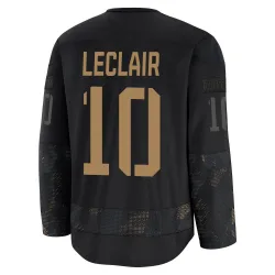 Youth John Leclair Philadelphia Flyers 2024 Military Appreciation Practice Jersey - Black Premium