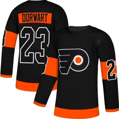 Youth Karsen Dorwart Philadelphia Flyers Alternate Jersey - Black Authentic