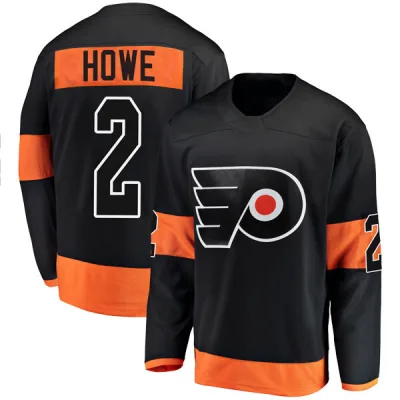 Youth Mark Howe Philadelphia Flyers Alternate Jersey - Black Breakaway