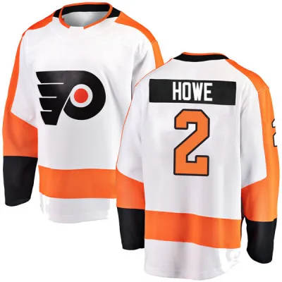 Youth Mark Howe Philadelphia Flyers Away Jersey - White Breakaway