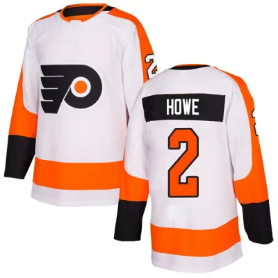 Youth Mark Howe Philadelphia Flyers Jersey - White Authentic