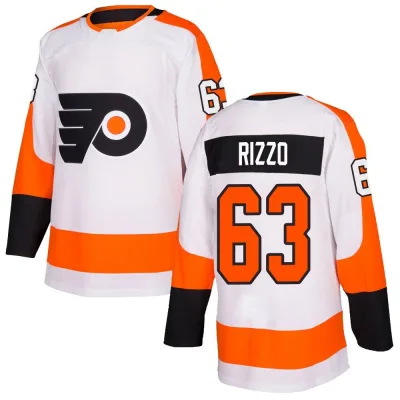 Youth Massimo Rizzo Philadelphia Flyers Jersey - White Authentic