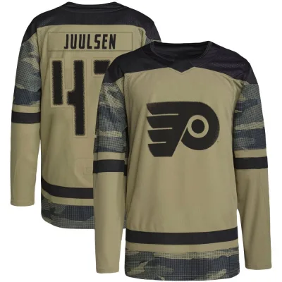 Youth Noah Juulsen Philadelphia Flyers Military Appreciation Practice Jersey - Camo Authentic