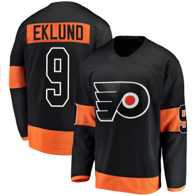 Youth Pelle Eklund Philadelphia Flyers Alternate Jersey - Black Breakaway
