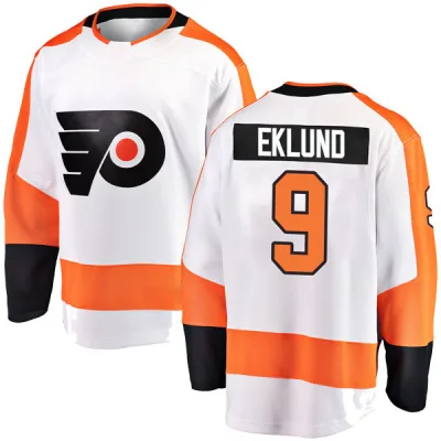 Youth Pelle Eklund Philadelphia Flyers Away Jersey - White Breakaway