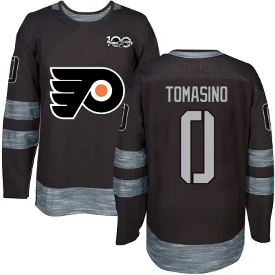 Youth Philip Tomasino Philadelphia Flyers 1917-2017 100th Anniversary Jersey - Black Authentic