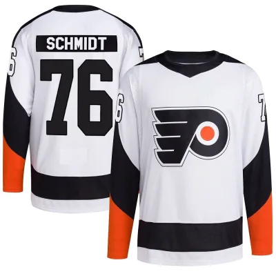 Youth Roman Schmidt Philadelphia Flyers Reverse Retro 2.0 Jersey - White Authentic