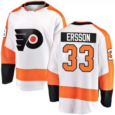 Youth Samuel Ersson Philadelphia Flyers Away Jersey - White Breakaway