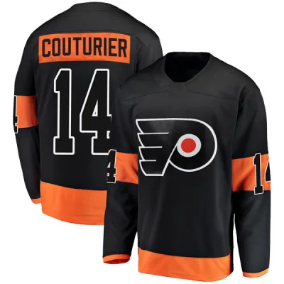 Youth Sean Couturier Philadelphia Flyers Alternate Jersey - Black Breakaway